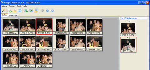 Find photo duplicates in image gallery